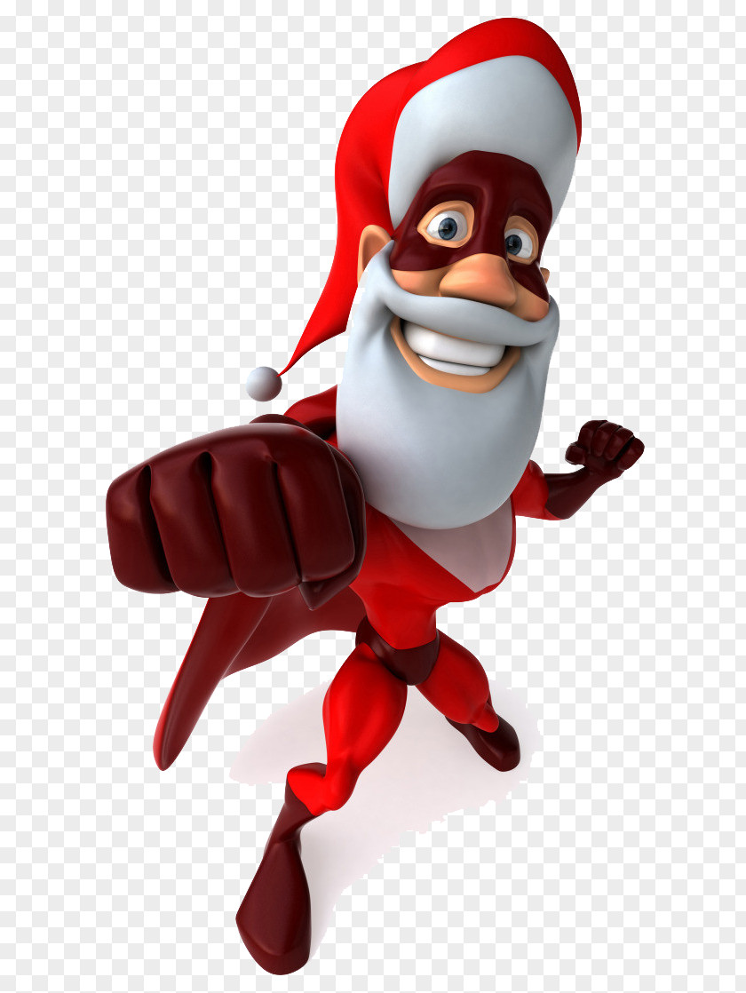 Santa Claus T-shirt Stock Photography Christmas Superhero PNG