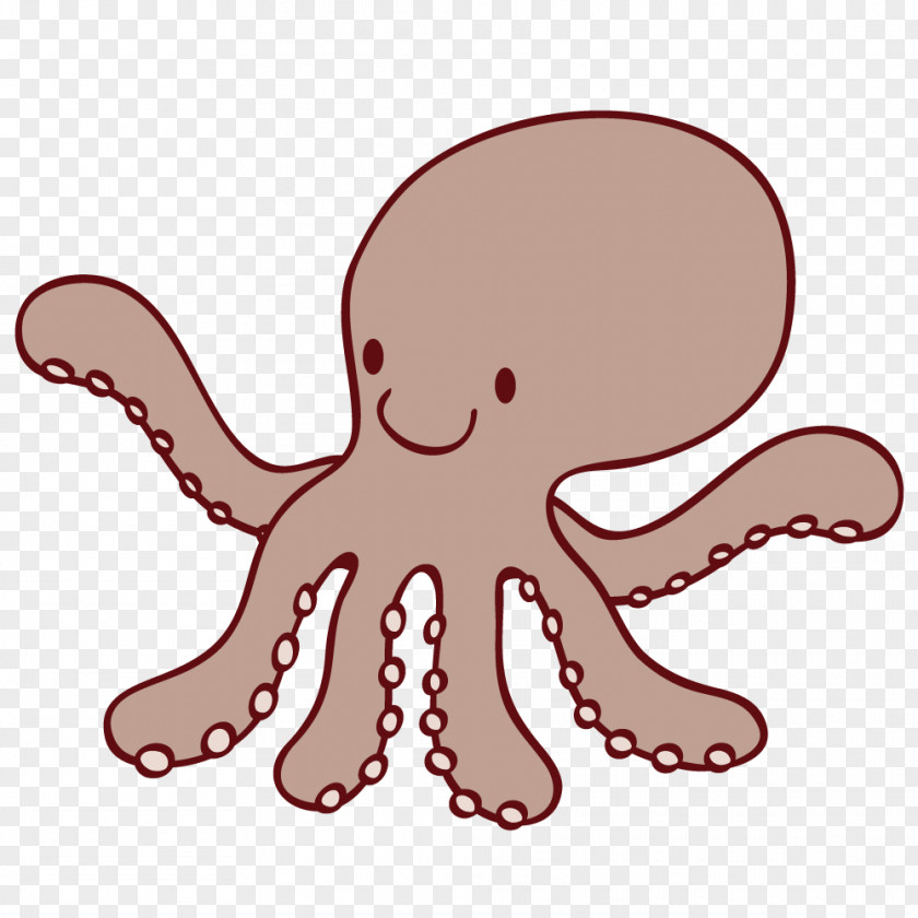 Cute Octopus Clip Art PNG