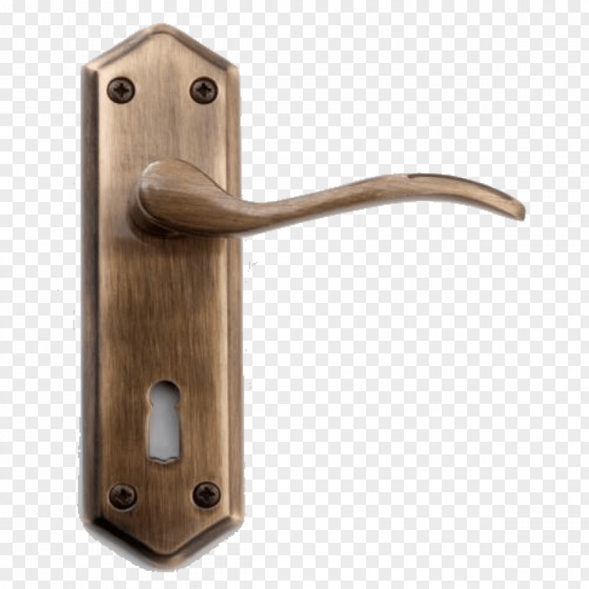 Door Handle Lever Tumbler Lock Mortise Brass PNG