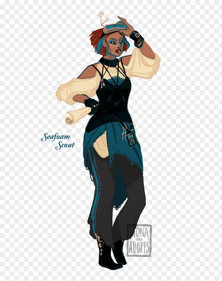 Seafoam Costume Design Homo Sapiens Cartoon PNG