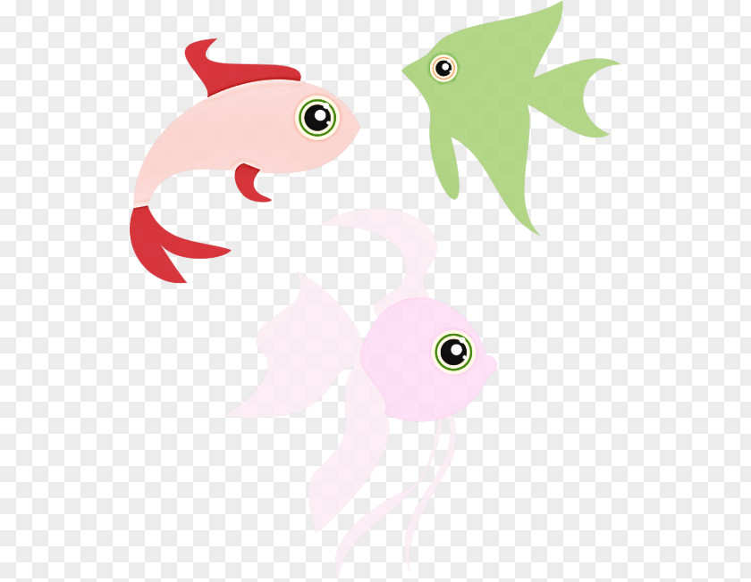 Tail Animal Figure Cartoon Pink Clip Art Fish PNG