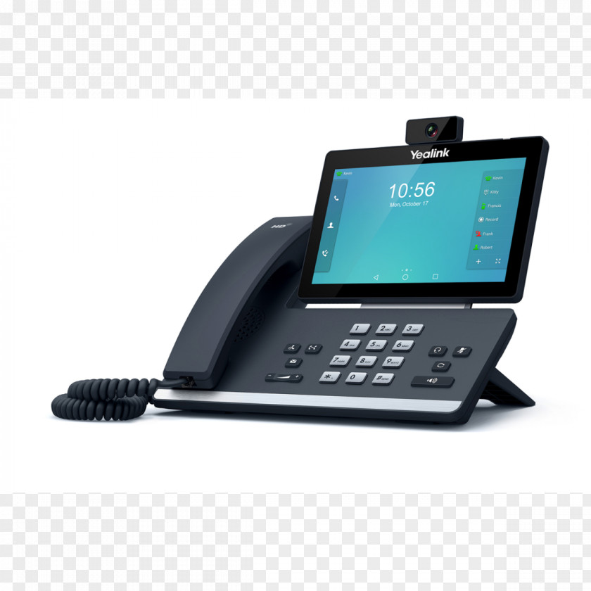 Android Yealink SIP-T58V Ip Phone VoIP Session Initiation Protocol Media Telephone PNG