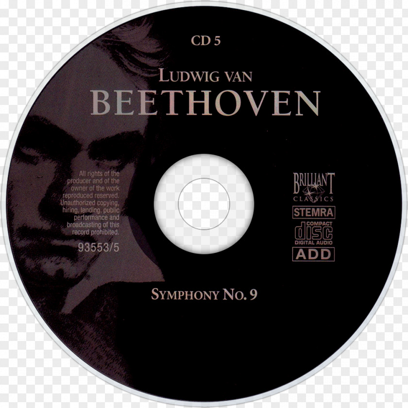 Beethoven Compact Disc Album Allegro Song Szene Am Bach PNG