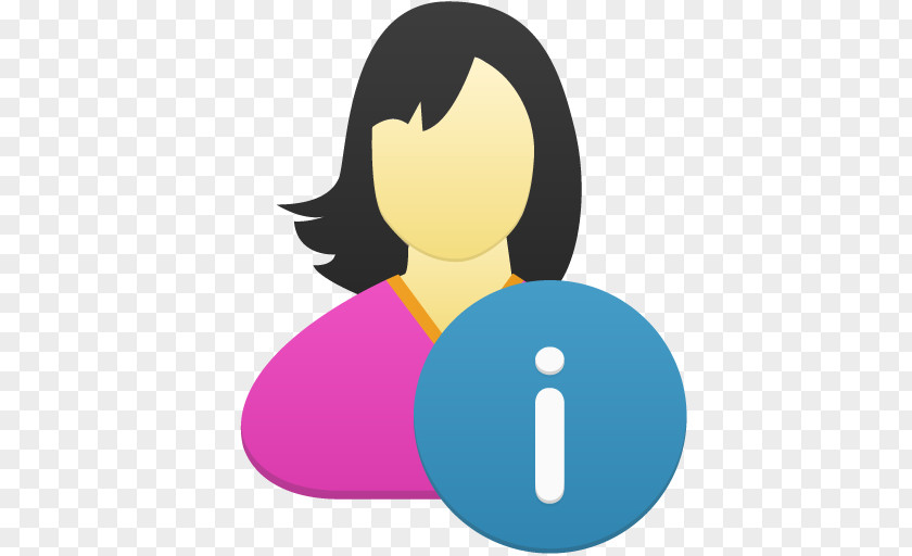 Female User Info Human Behavior Symbol Joint PNG