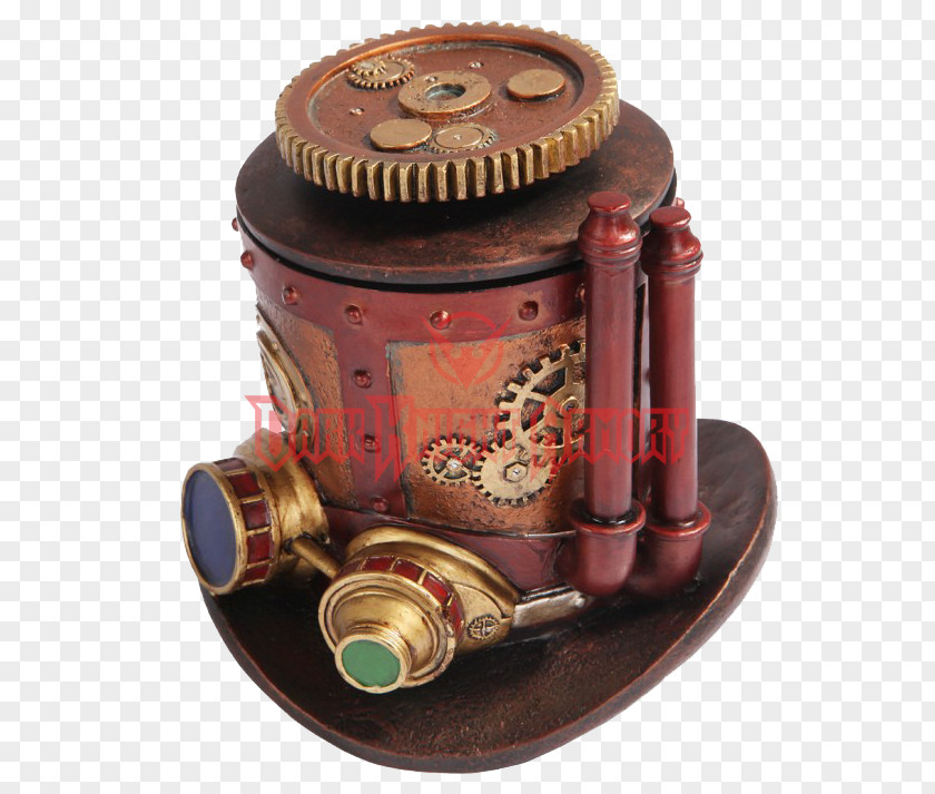 Hat Steampunk Top Bowler Box PNG