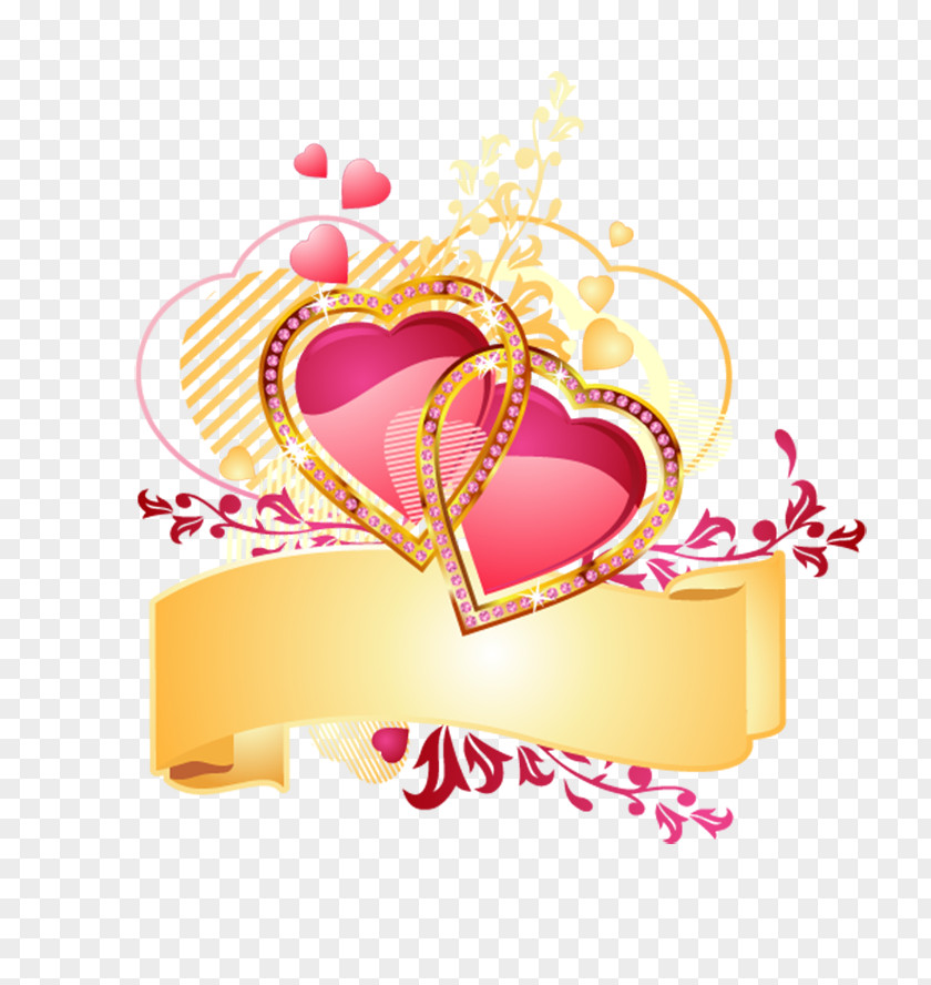 Heart To Gold Clip Art PNG