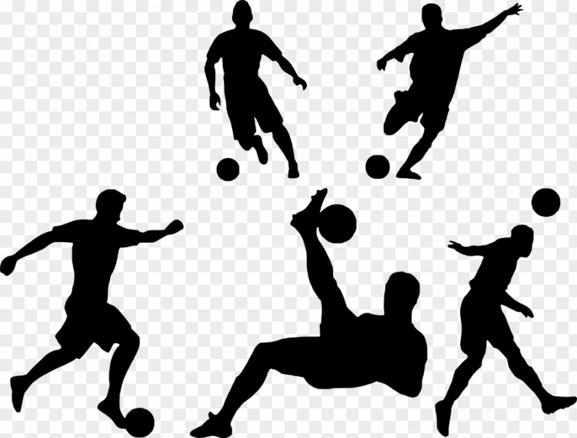 Silhouette Football Clip Art PNG