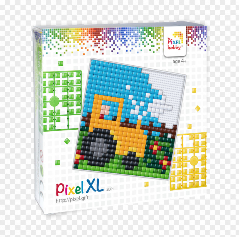 Tracktor Game Jigsaw Puzzles Square Pixel Art PNG