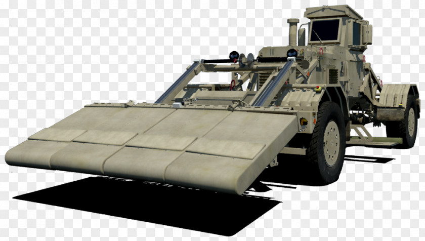 Chubby Siberian Husky Armoured Fighting Vehicle Route Clearance PNG