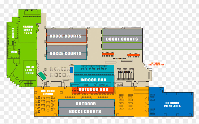 Floor Plan Bundox Bocce Boules Deck Shovelboard PNG