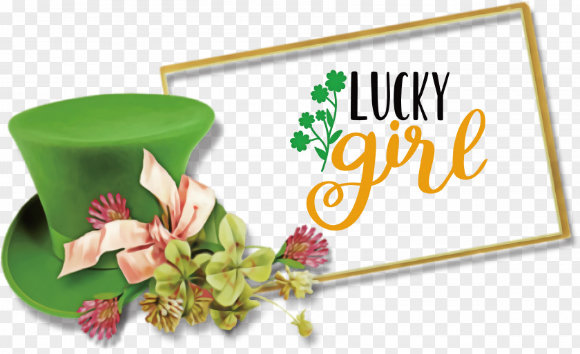 Lucky Girl Patricks Day Saint Patrick PNG