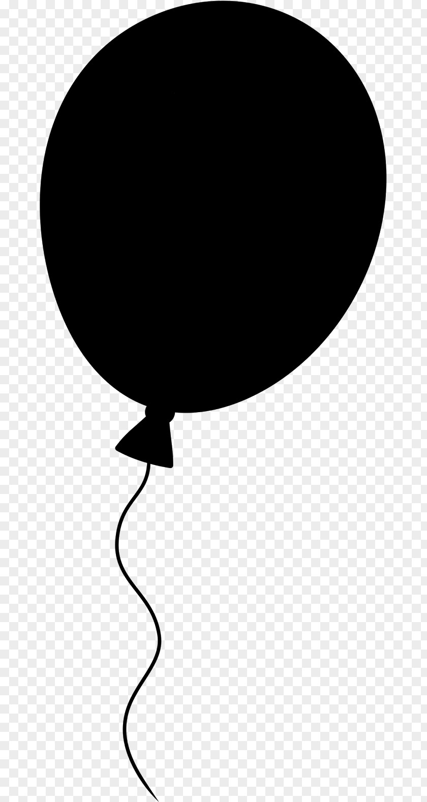 Silhouette Balloon PNG