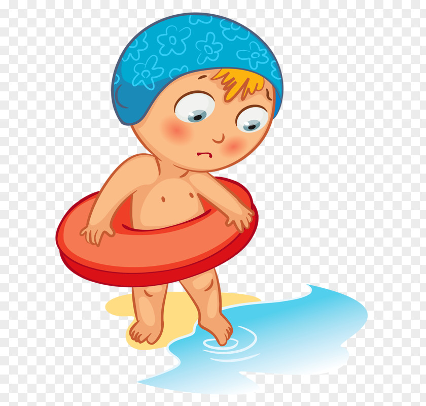 Swimming Boy Child Clip Art PNG