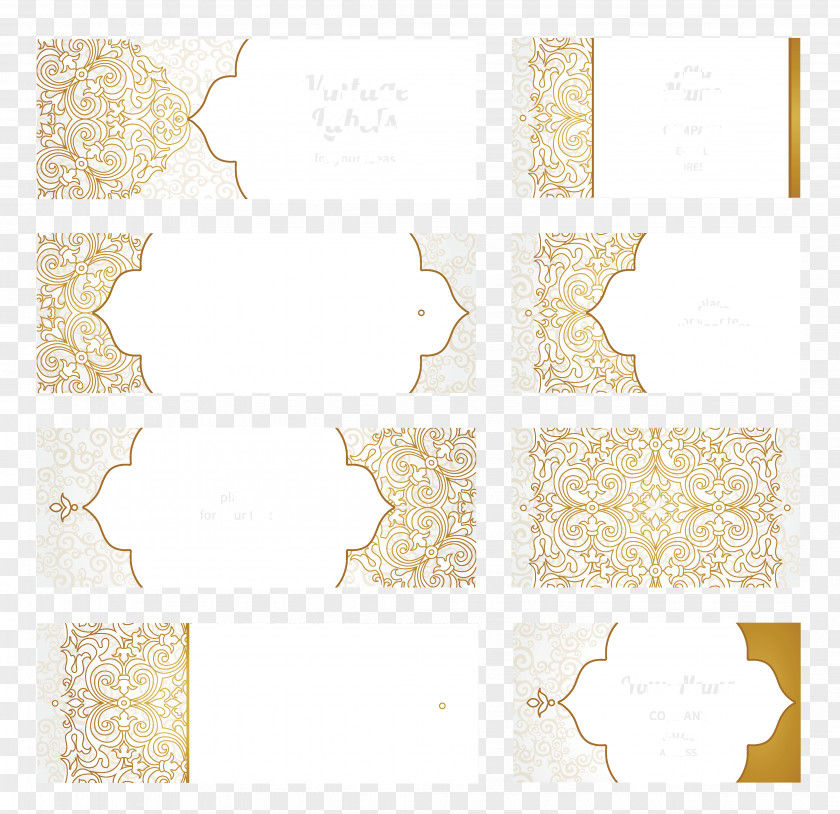 VIS Card Pattern Yellow PNG