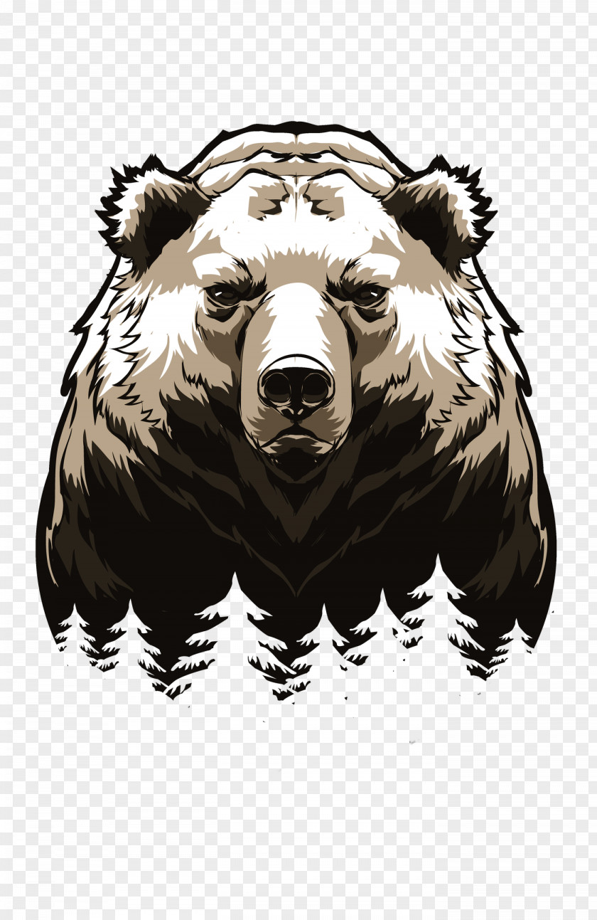 Bear American Black Grizzly Vector Graphics Giant Panda PNG