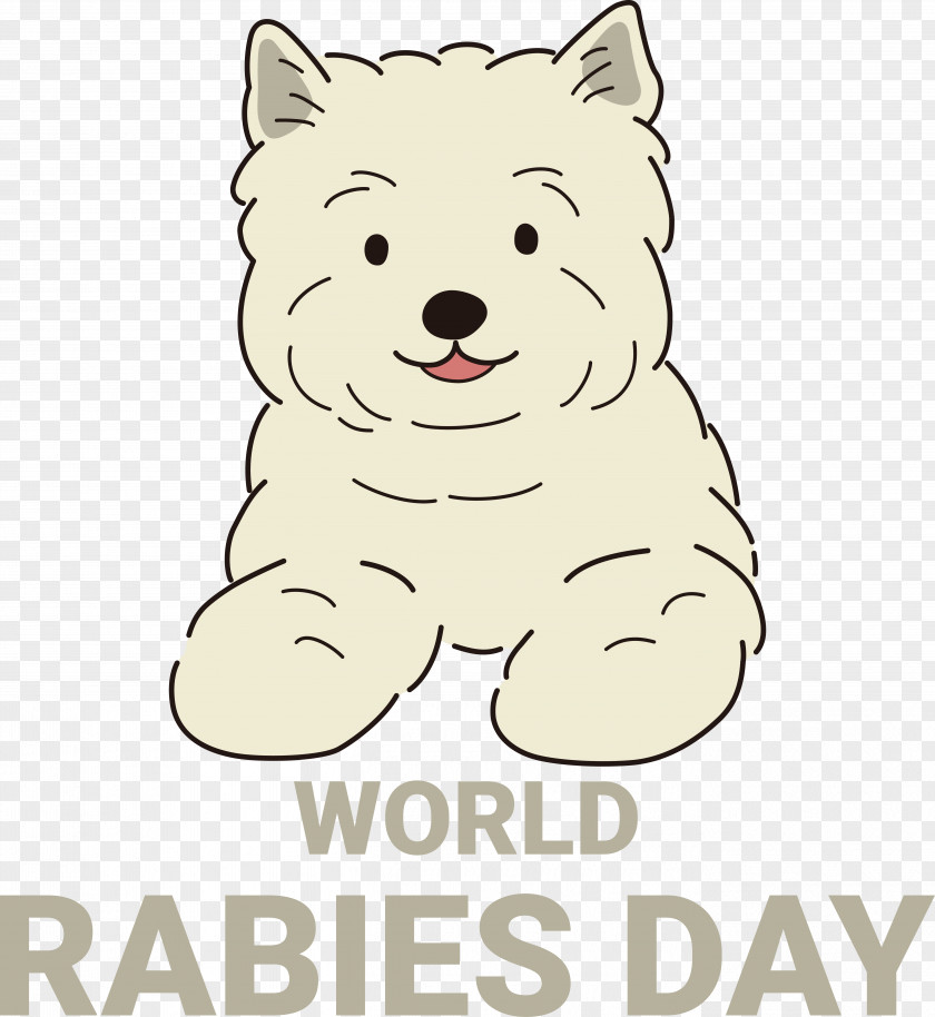 Dog World Rabies Day PNG