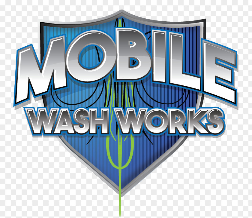 Car Mobile Wash Works Logo Auto Detailing Steam Cleaning PNG