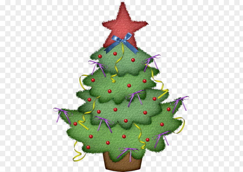 Cloth Christmas Tree Ornament Clip Art PNG