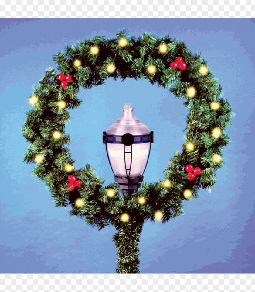 Colored Lamppost Christmas Ornament Decoration Easter Street Light PNG