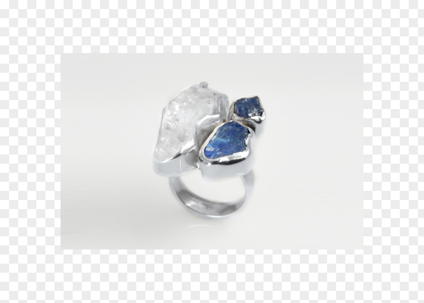 Sapphire Earring Silver Herkimer Diamond PNG