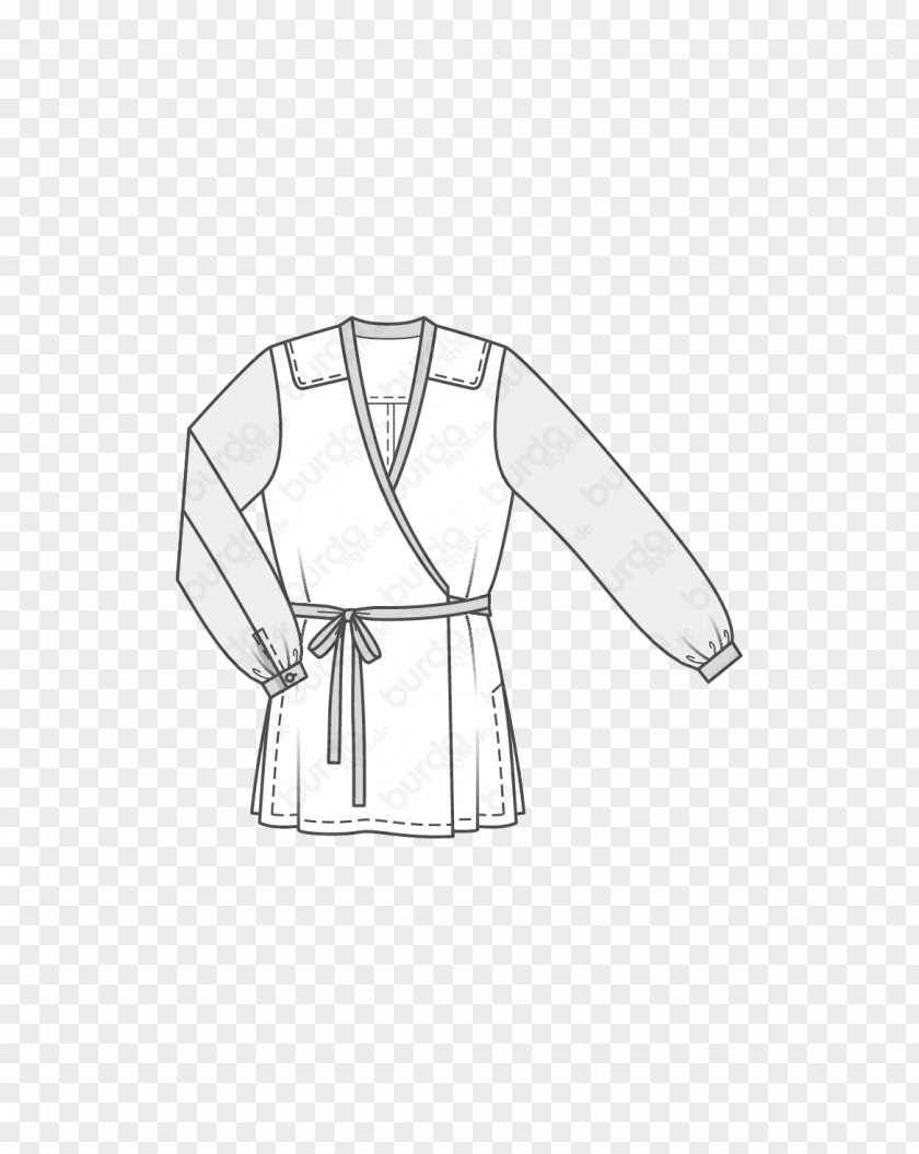 Wien Jacket Collar Burda Style Sleeve Pattern PNG