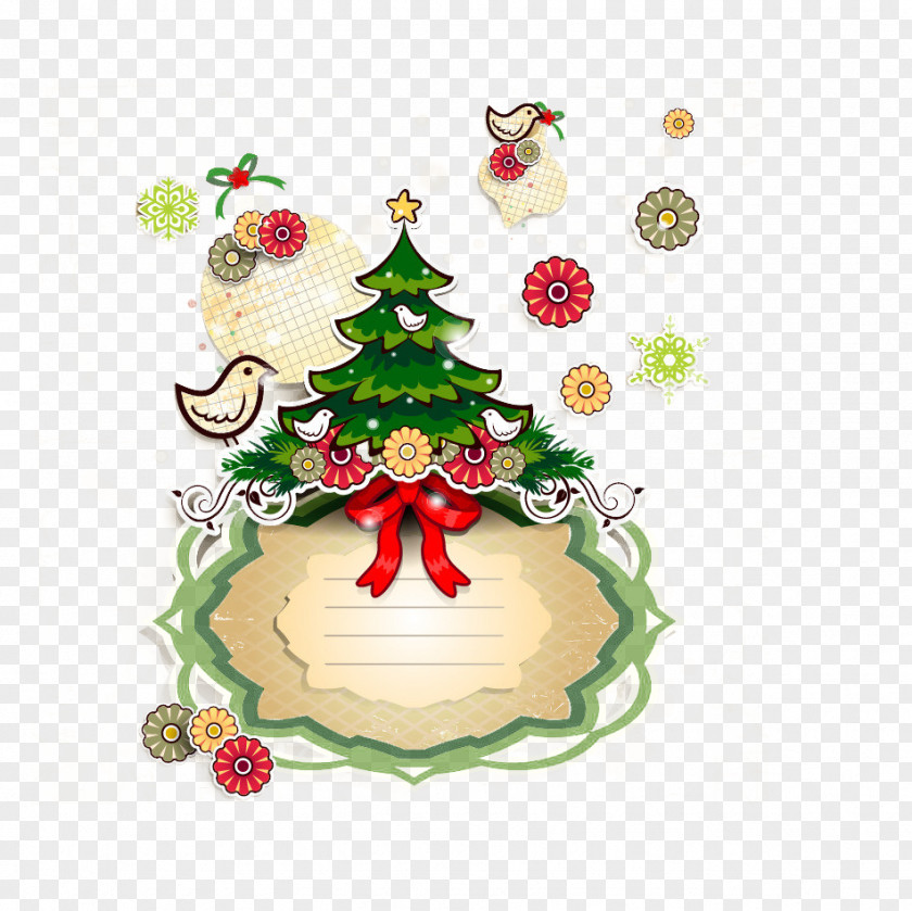 Christmas Tree Tags PNG