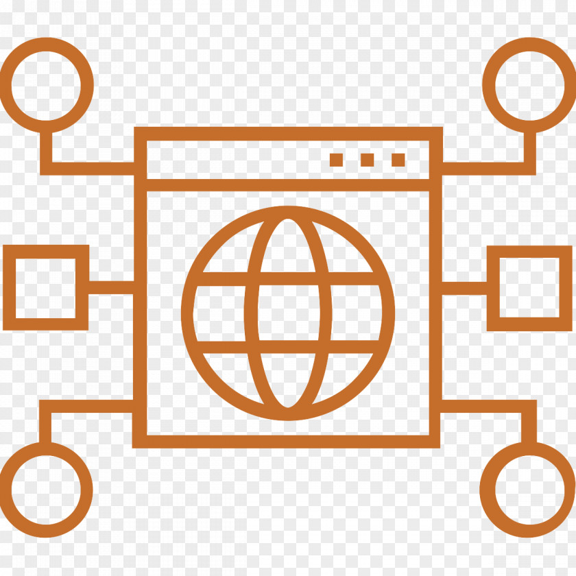 Globe Icon Data Architecture PNG