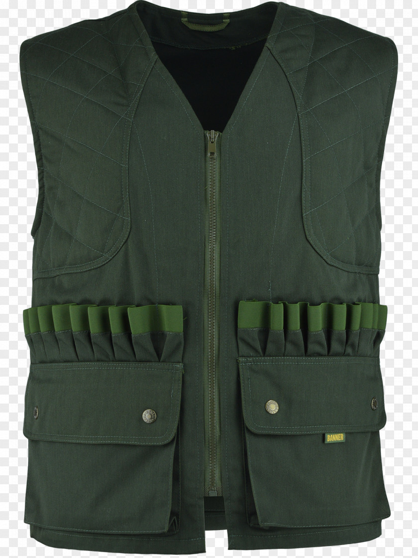 Rabit Gilets Sleeve Khaki Pocket M PNG