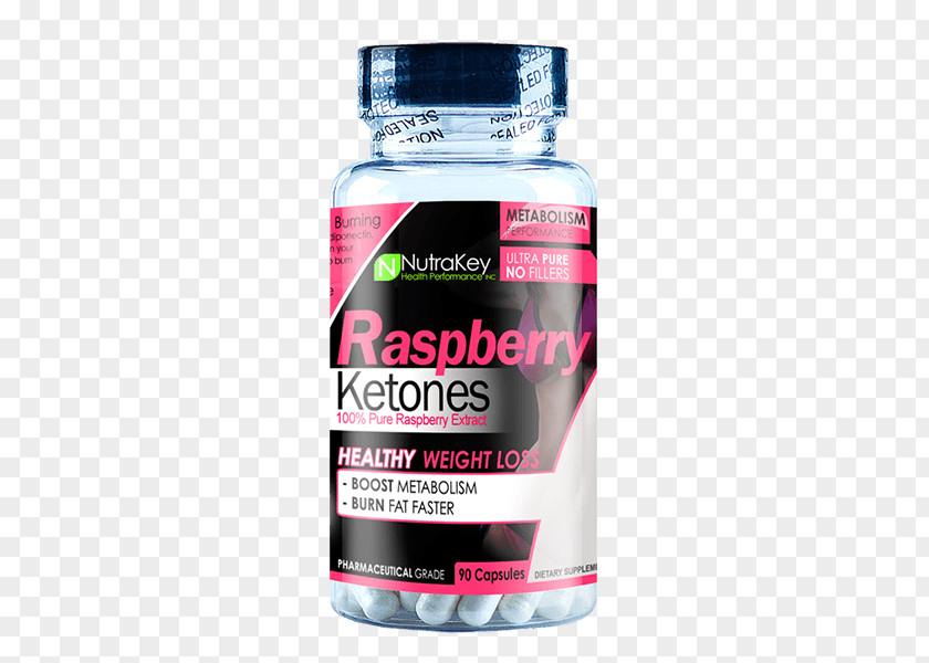 Raspberry Ketone Dietary Supplement Capsule PNG