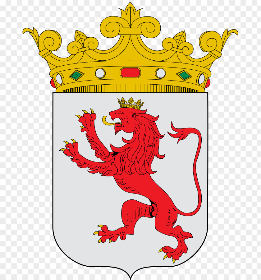 Rey Leon Kingdom Of León San Andrés Del Rabanedo Coat Arms Crest PNG