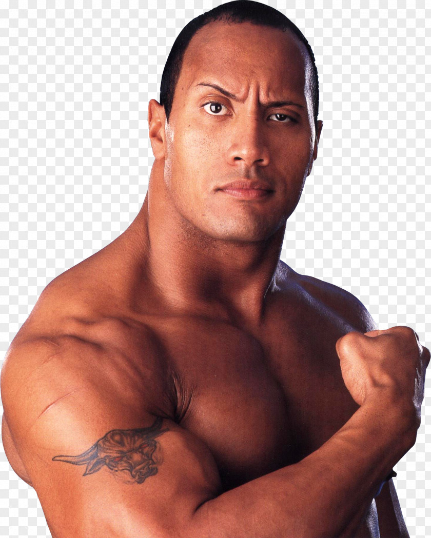 The Rock Transparent Image WWF SmackDown! Just Bring It Dwayne Johnson Tattoo Pain & Gain PNG