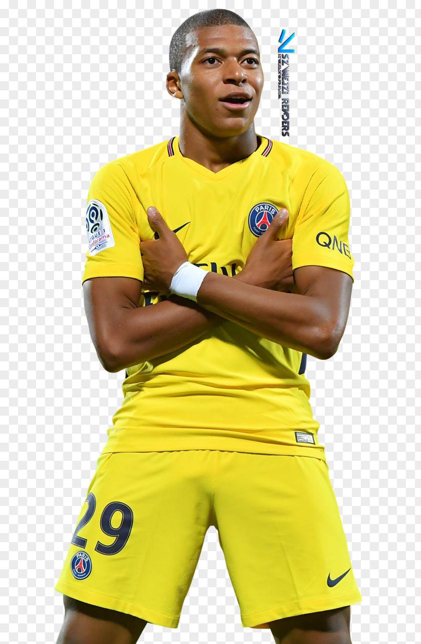 Football Kylian Mbappé Paris Saint-Germain F.C. Player Sport PNG