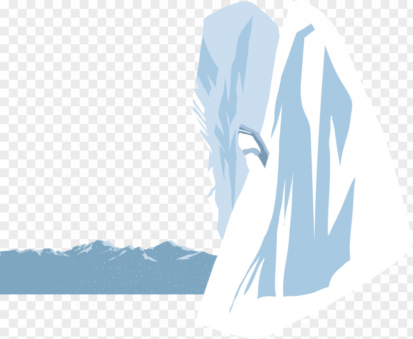 Iceberg Climbing Wallpaper PNG