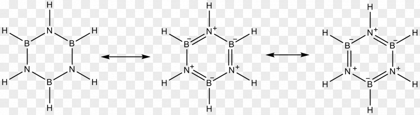 Borazine Boron Nitride Lewis Structure Molecule Carotenoid PNG