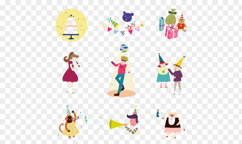 Cartoon Party Shape Drawing Photography Royalty-free Illustration PNG