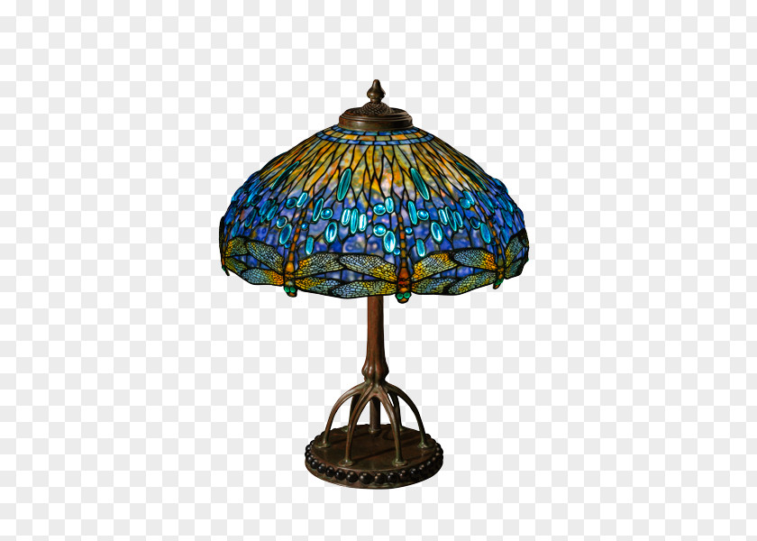 Dragonfly New-York Historical Society Glass Adoption Wisteria Table Lamp PNG