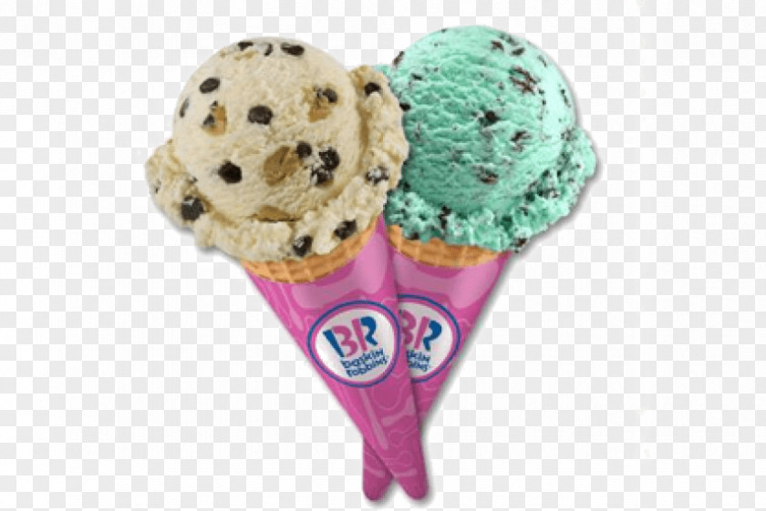 Ice Cream Cones Baskin-Robbins Food Scoops PNG