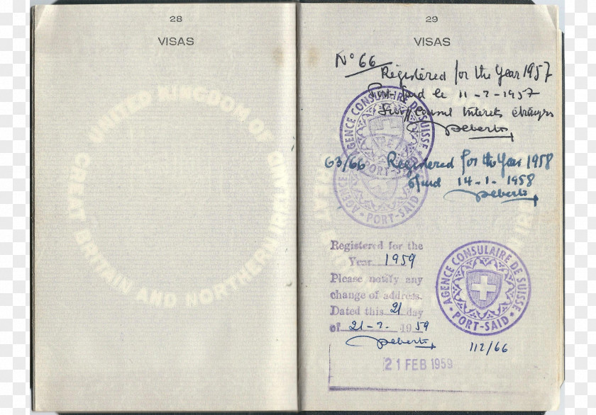 Passport Paper PNG