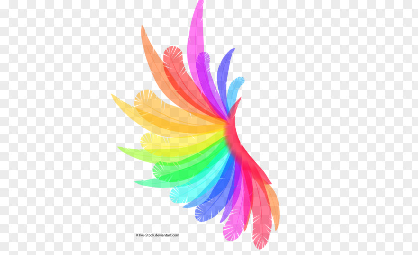 Rainbow Wings Clip Art Image Transparency GIF PNG