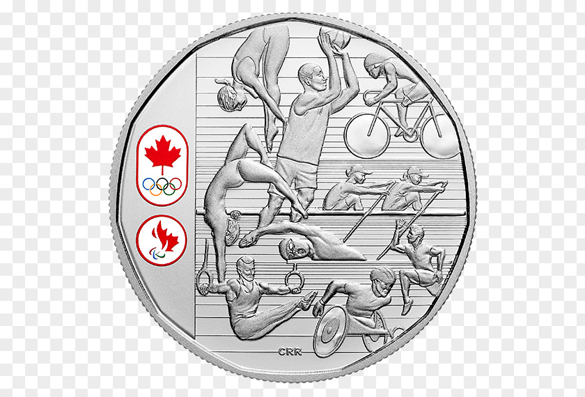 Silver Dollar Eucalyptus Currency Coin Royal Canadian Mint Olympic Games PNG