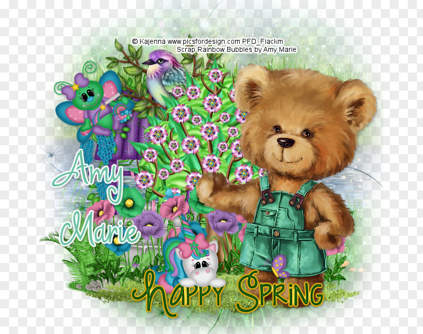 Teddy Bear Stuffed Animals & Cuddly Toys Flower PNG bear Flower, Rainbow bubbles clipart PNG