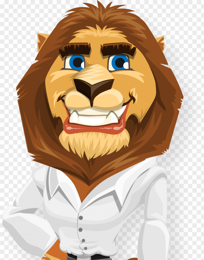 Lion Cartoon Drawing Animation PNG
