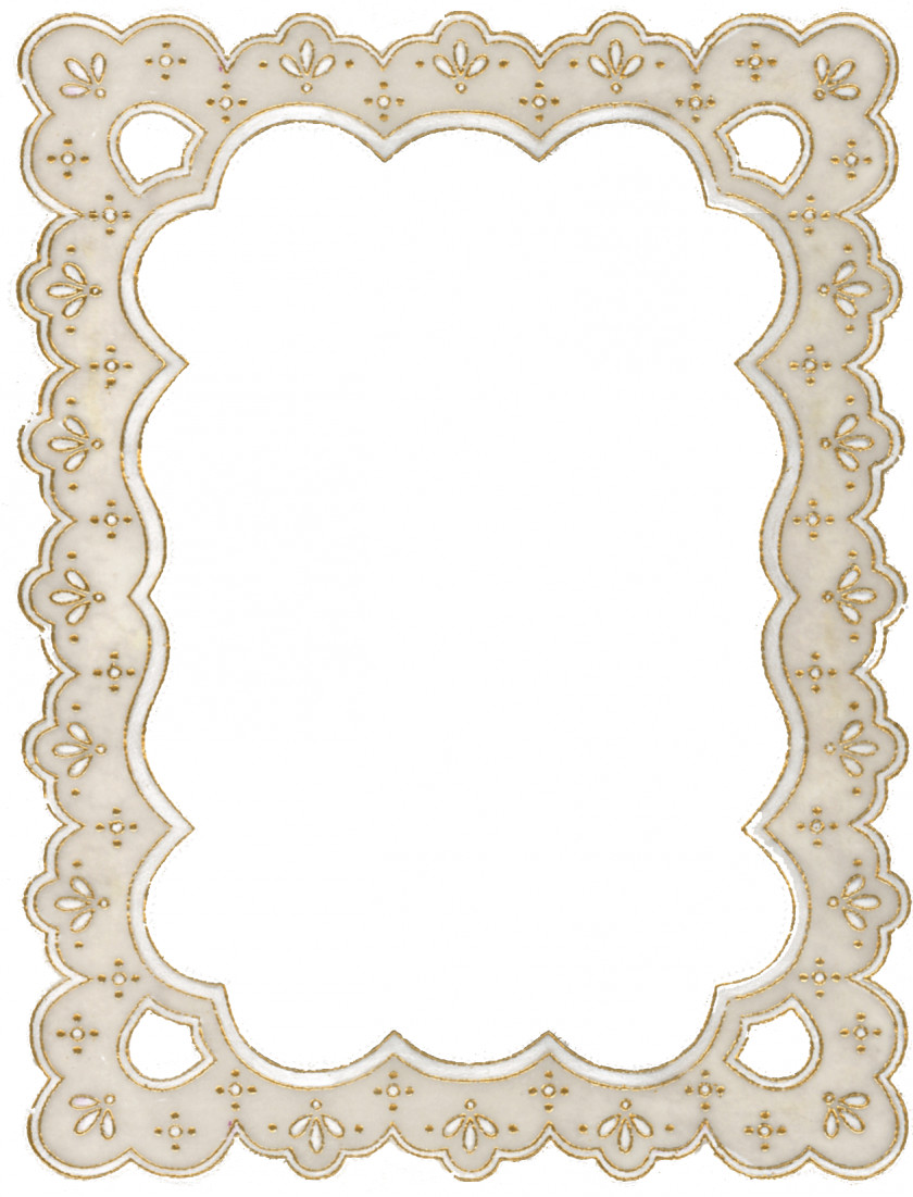 Pretty Borders Paper Framing Lace Picture Frames Molding PNG