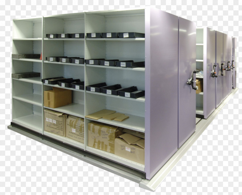 Warehouse Shelf Mobile Shelving Inventory PNG
