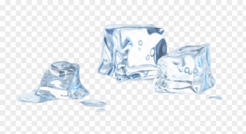 Creative Ice Cube Melting Cold PNG