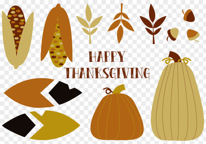 Happy Thanksgiving Pumpkin Clip Art PNG