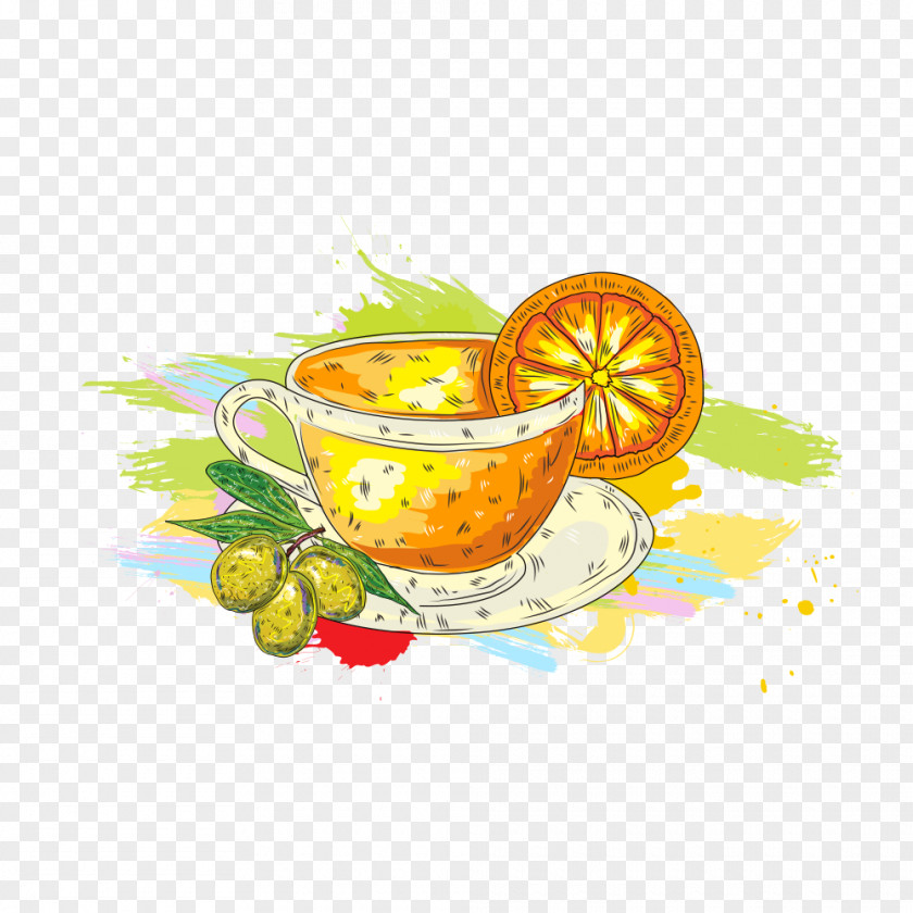 Lemonade Nectar Tea Euclidean Vector Illustration PNG