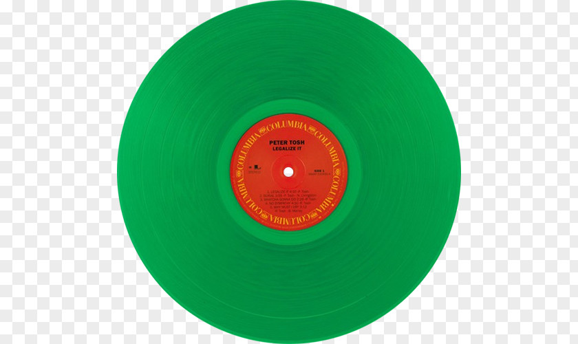 Phonograph Record Legalize It Reggae Musician Album PNG