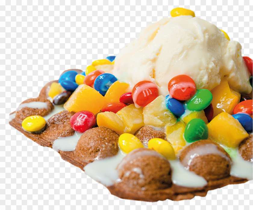 Bubble Waffle Ice Cream Egg Food Franchising PNG