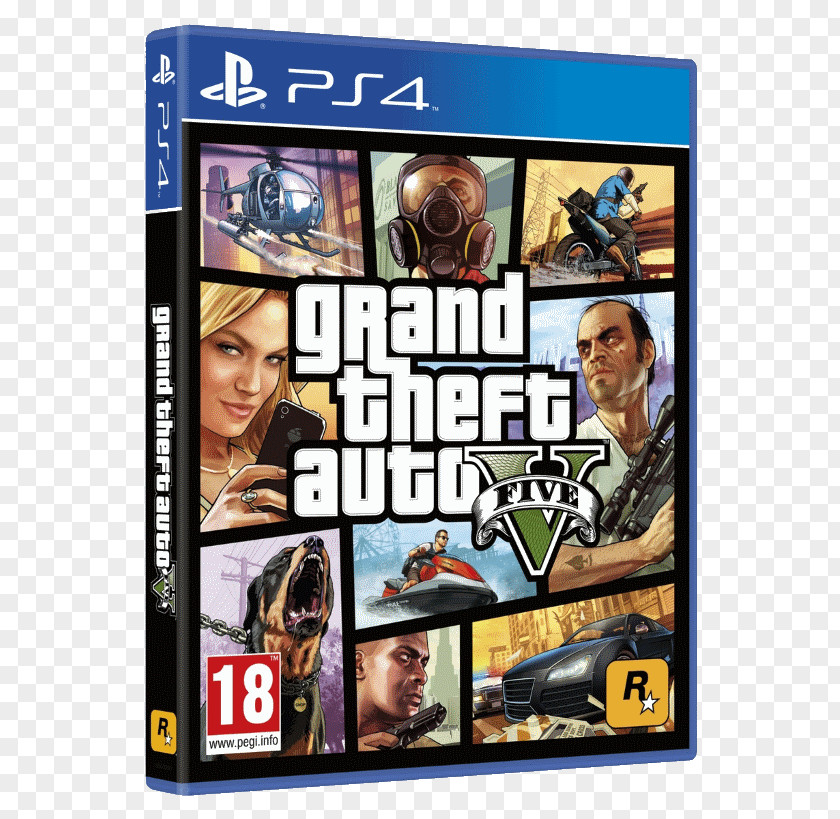 Grand Theft Auto 5 V PlayStation 2 III 4 Video Game PNG